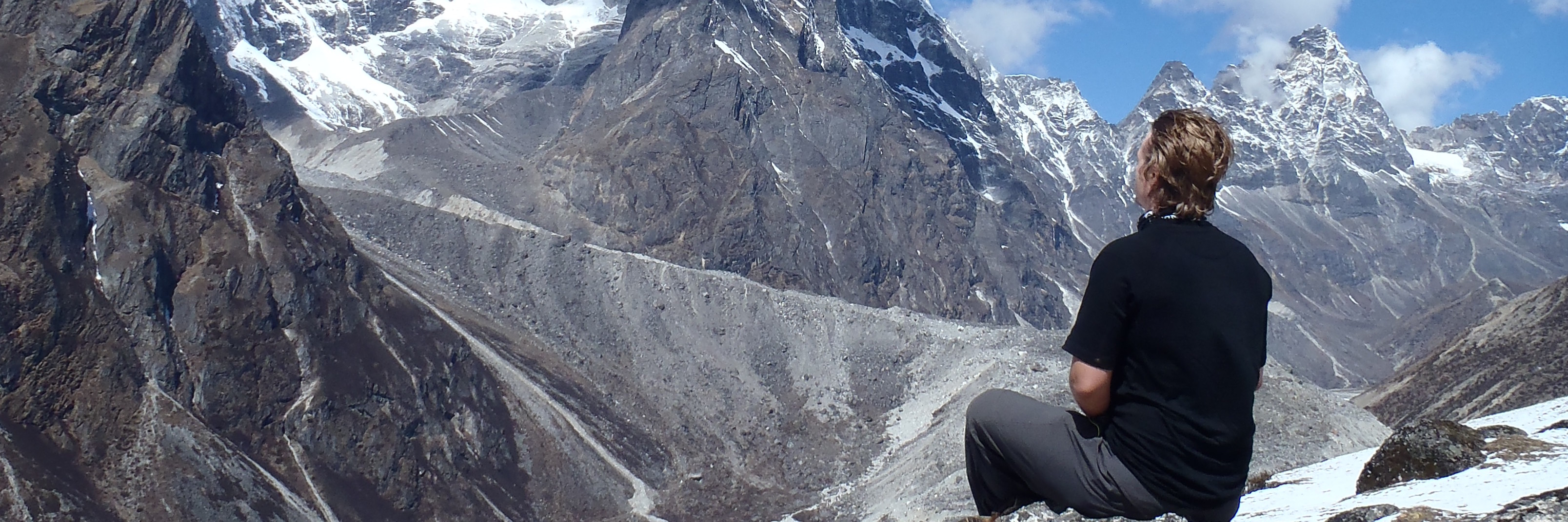 Meditating on Mt Everest